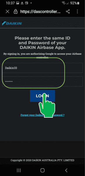 Daikin Airbase To Google Home Step 9